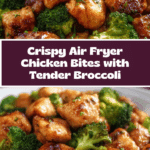 Air Fryer Chicken Bites and Broccoli Recipe