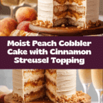Peach Cobbler Cake Recipe
