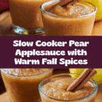Slow Cooker Pear Applesauce Recipe