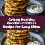 Healthy Zucchini Fritters Side Dish Recipe