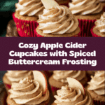 Apple Cider Cupcakes with Spiced Buttercream Frosting Recipe