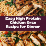 High Protein Chicken Orzo Recipe