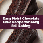 Easy Moist Chocolate Cake Recipe