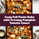 Pasta Bake with Pumpkin Tomato Sauce Recipe