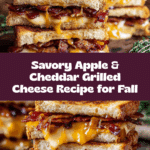 Savory Apple and Cheddar Grilled Cheese Recipe