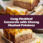 Meatloaf with Mashed Potatoes and Cheese Recipe