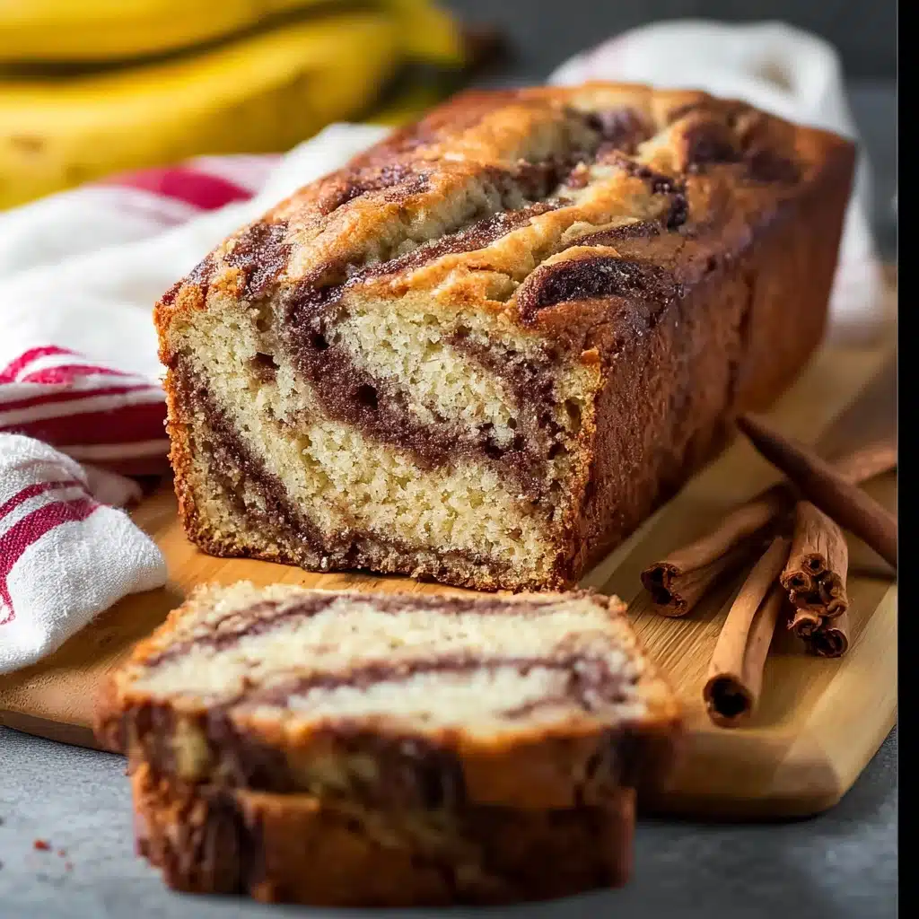 Classic Cinnamon Swirl Banana Bread Recipe - Recipe Image