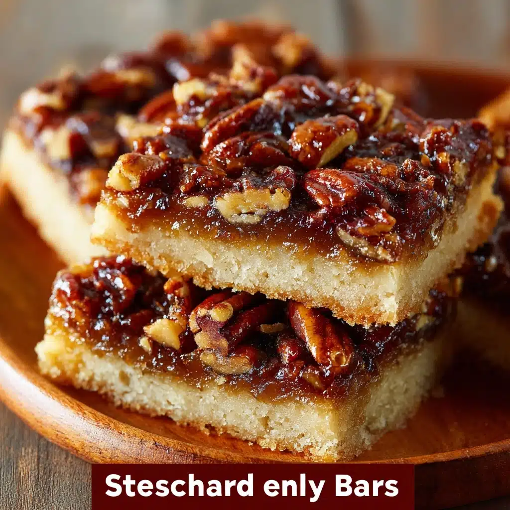 Easy Shortbread Pecan Bars Recipe - Recipe Image