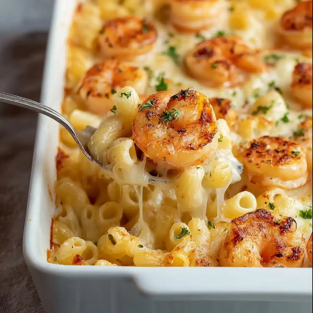 Shrimp Scampi Pasta Bake Cheesy, Garlicky Recipe - Recipe Image