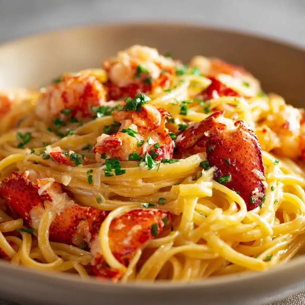 Adding Lobster and Garnishing Recipe