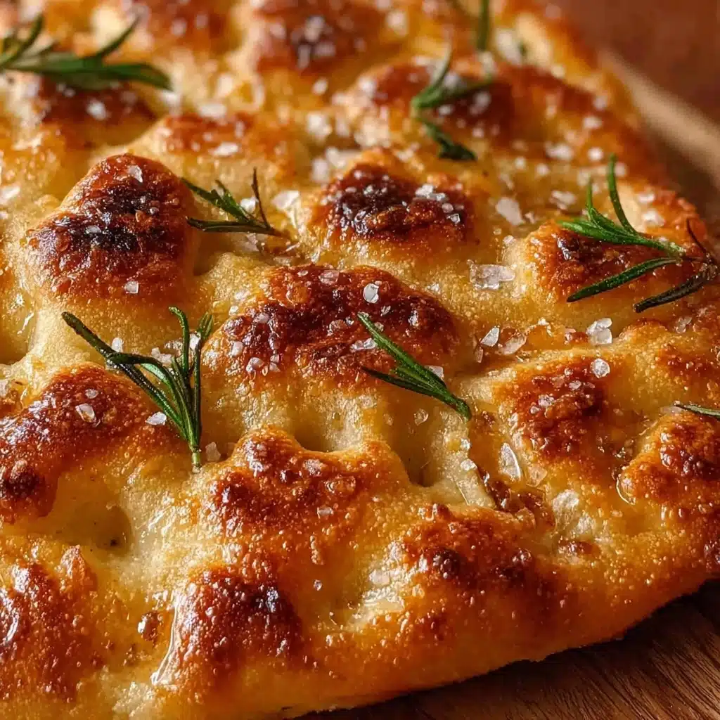 Garlic Parmesan Focaccia Bread Recipe - Recipe Image