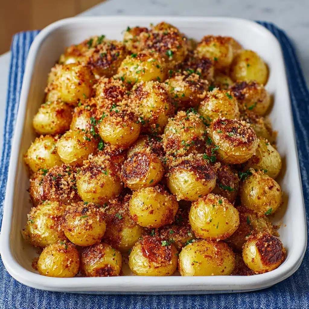Crispy Parmesan Crusted Baby Potatoes Recipe - Recipe Image