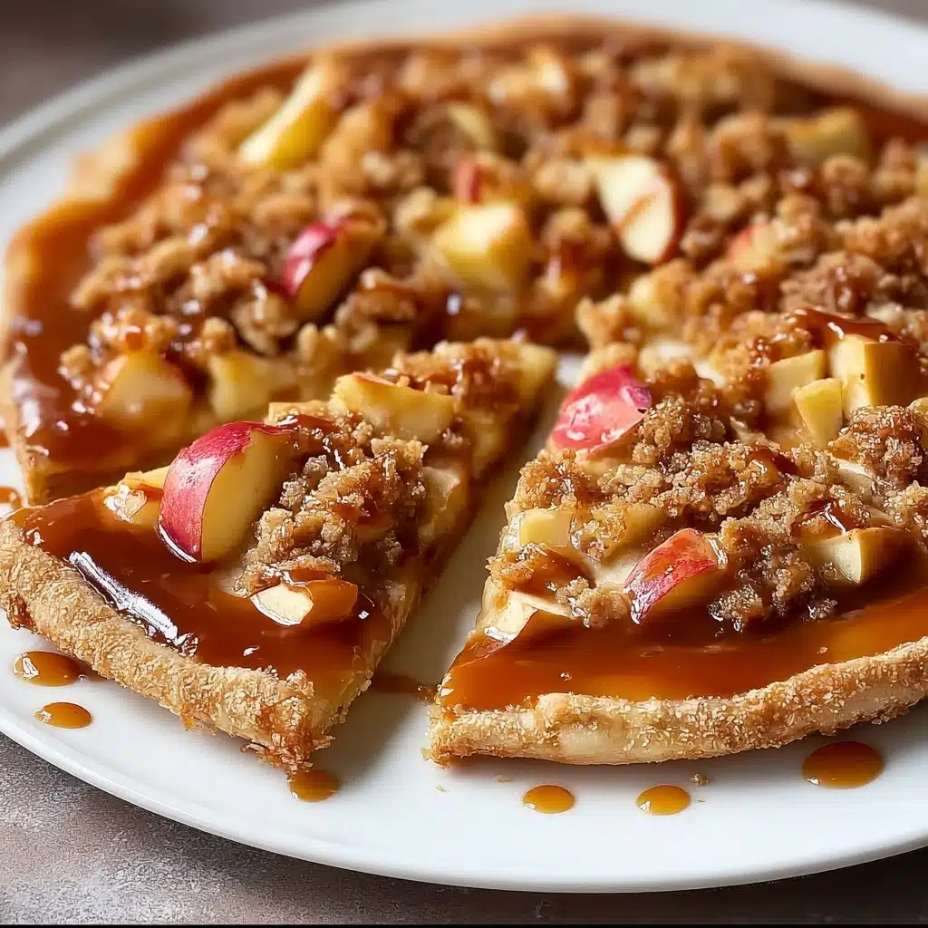 Apple Crisp Pizza Recipe - Recipe Image