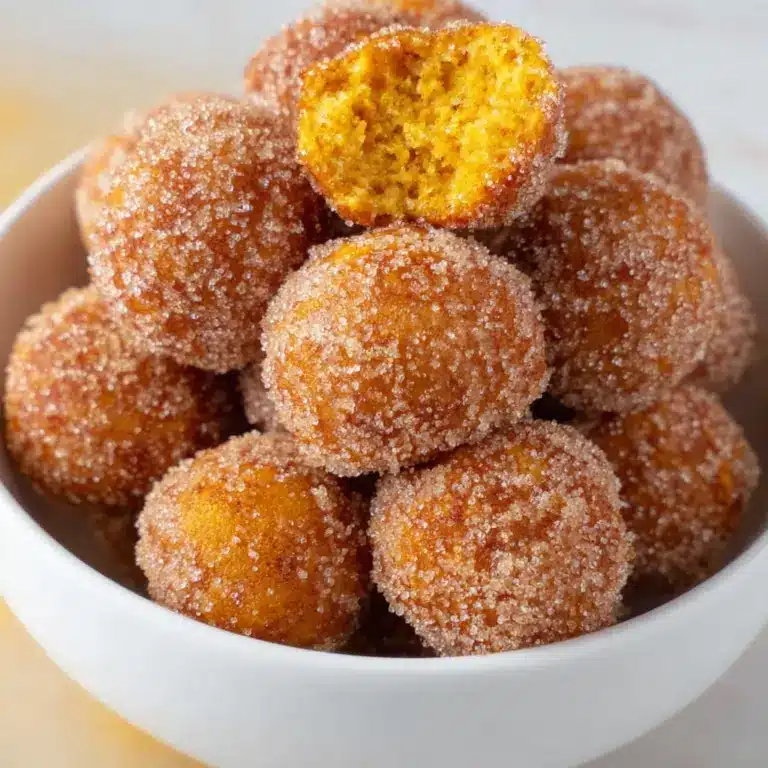 Easy Bisquick Pumpkin Donut Holes Recipe