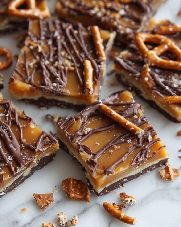 Salted Caramel Pretzel Bark Recipe
