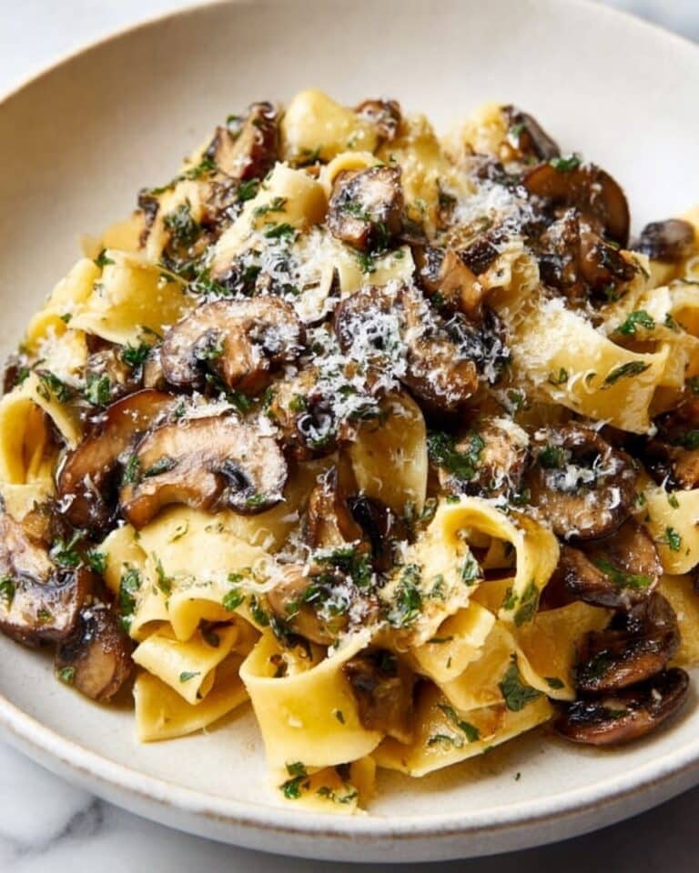 Garlic Mushroom Pasta Recipe