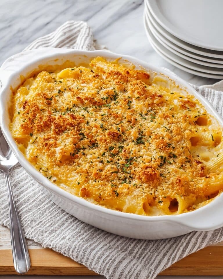 Cheesy Herb Butternut Squash Gratin with Panko Topping Recipe