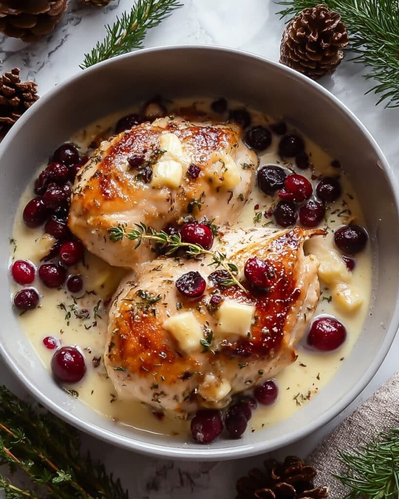 Impressive Cranberry Brie Stuffed Chicken Recipe