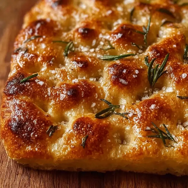 Garlic Parmesan Focaccia Bread Recipe
