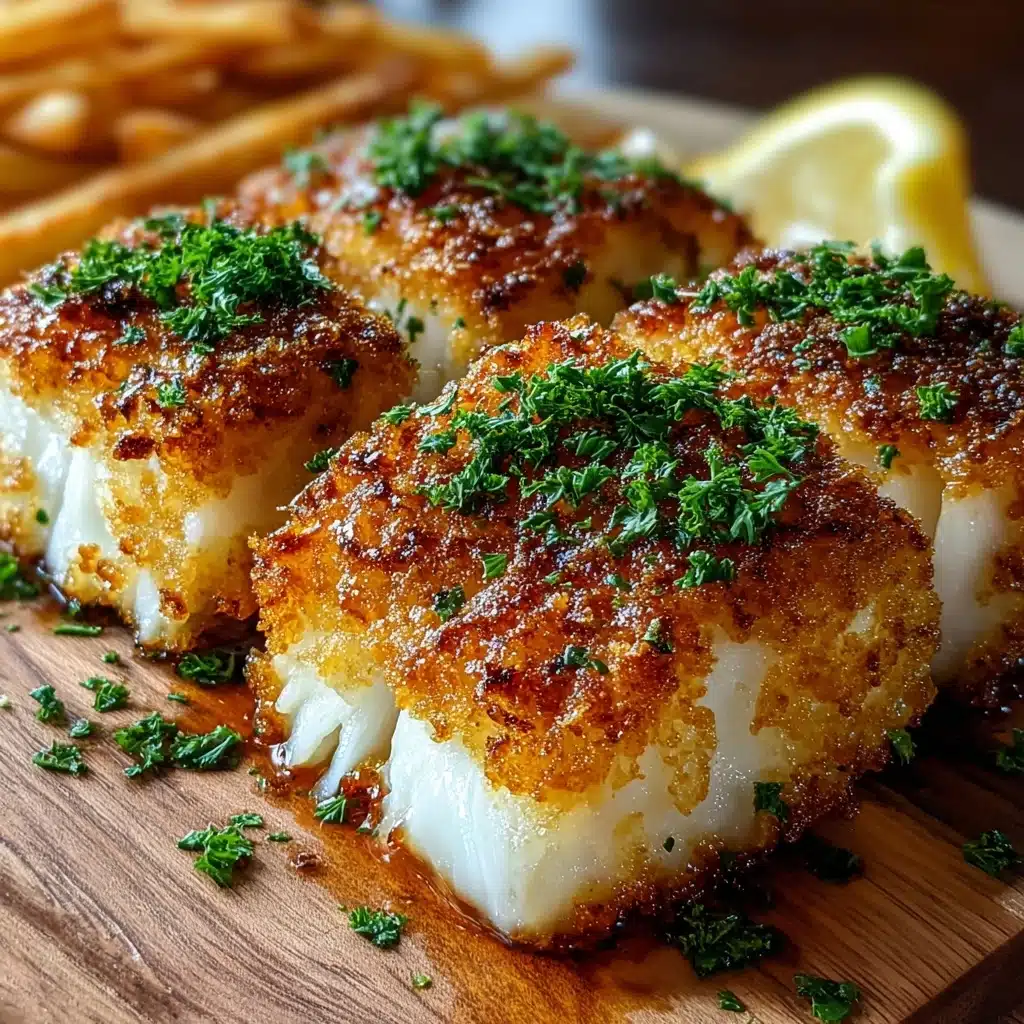 Crispy Air Fryer Parmesan Crusted Cod Recipe