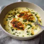 Creamy Cheddar Garlic Herb Potato Soup Recipe