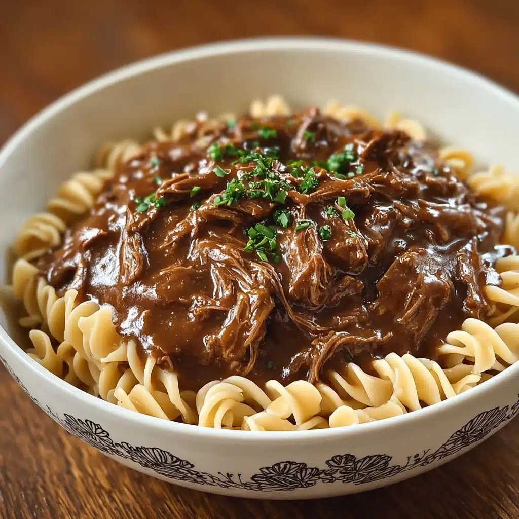 Slow Cooker Beef & Noodles Recipe - Recipe Image