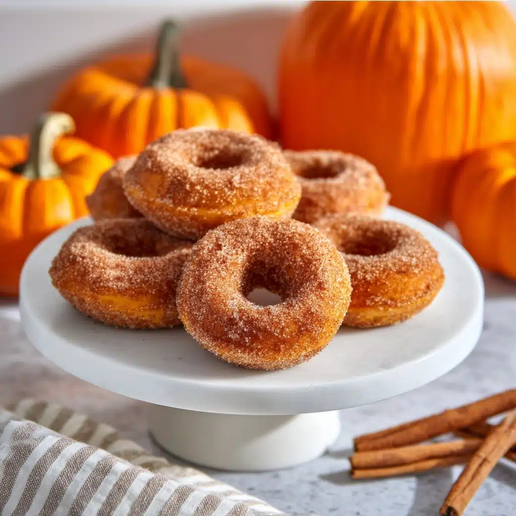 Easy Baked Pumpkin Donuts Recipe - Recipe Image