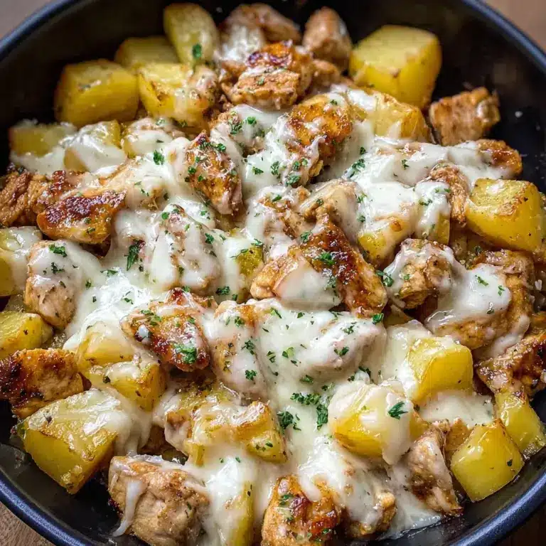 Slow Cooker Garlic Parmesan Chicken and Potatoes Recipe