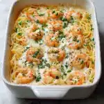 Shrimp Scampi Pasta Bake Recipe