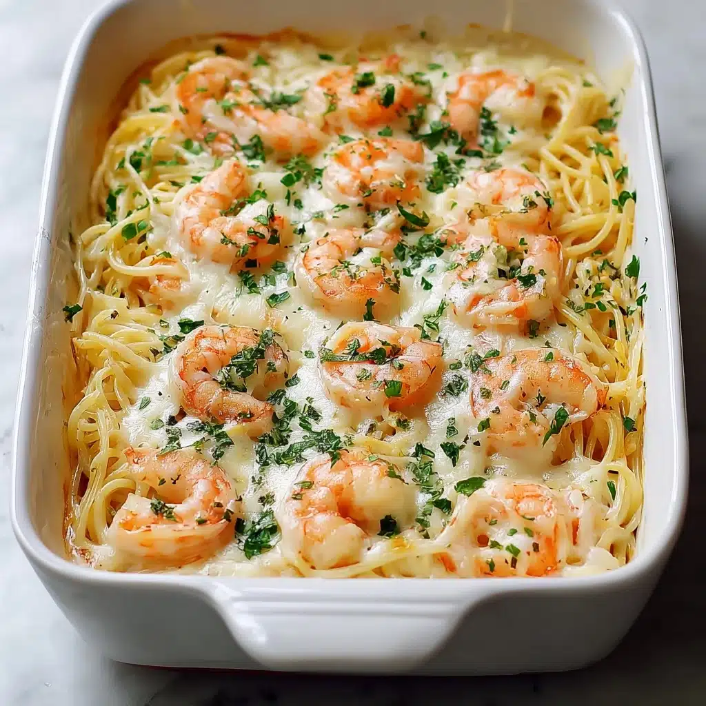 Shrimp Scampi Pasta Bake Recipe