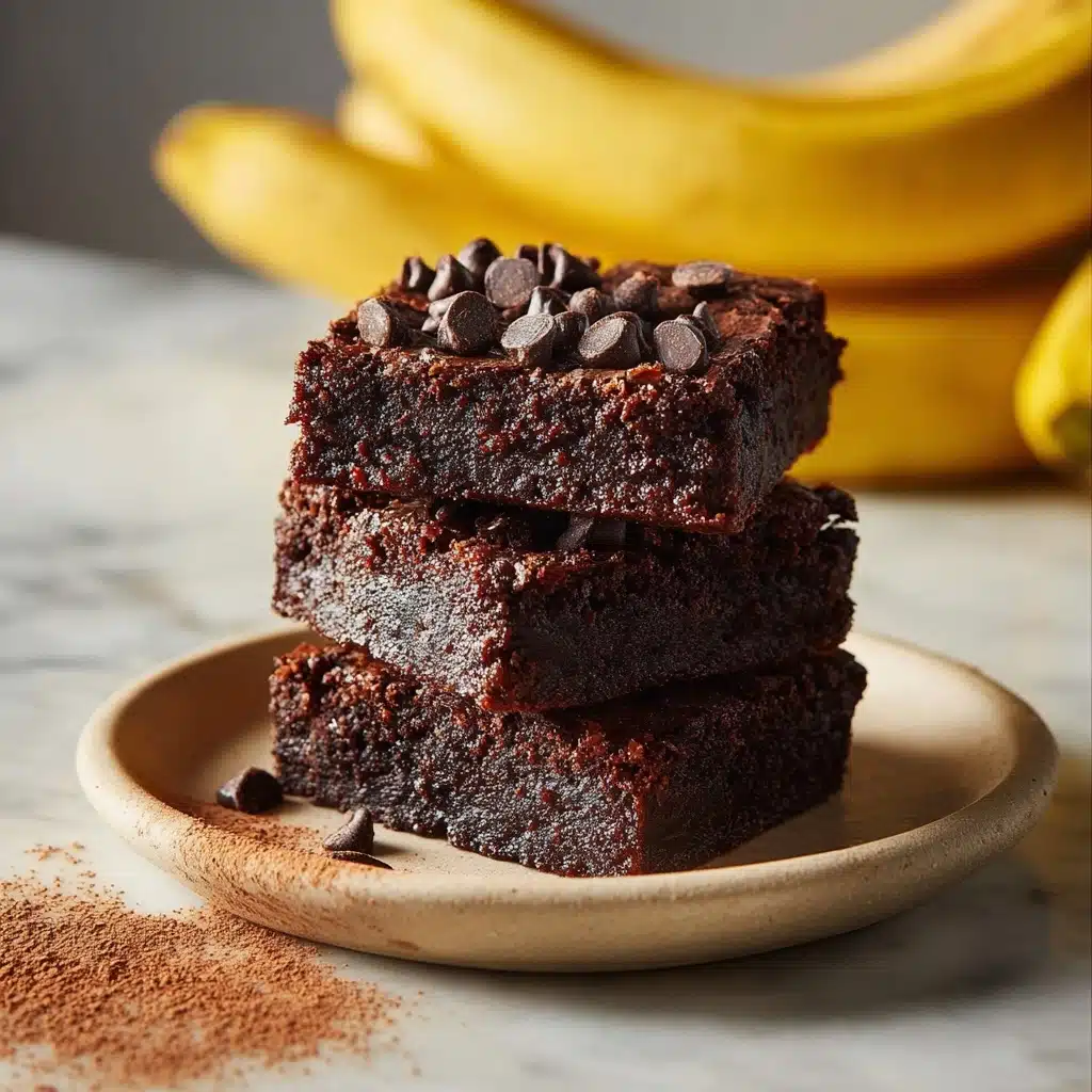 Healthy Banana Brownies Recipe