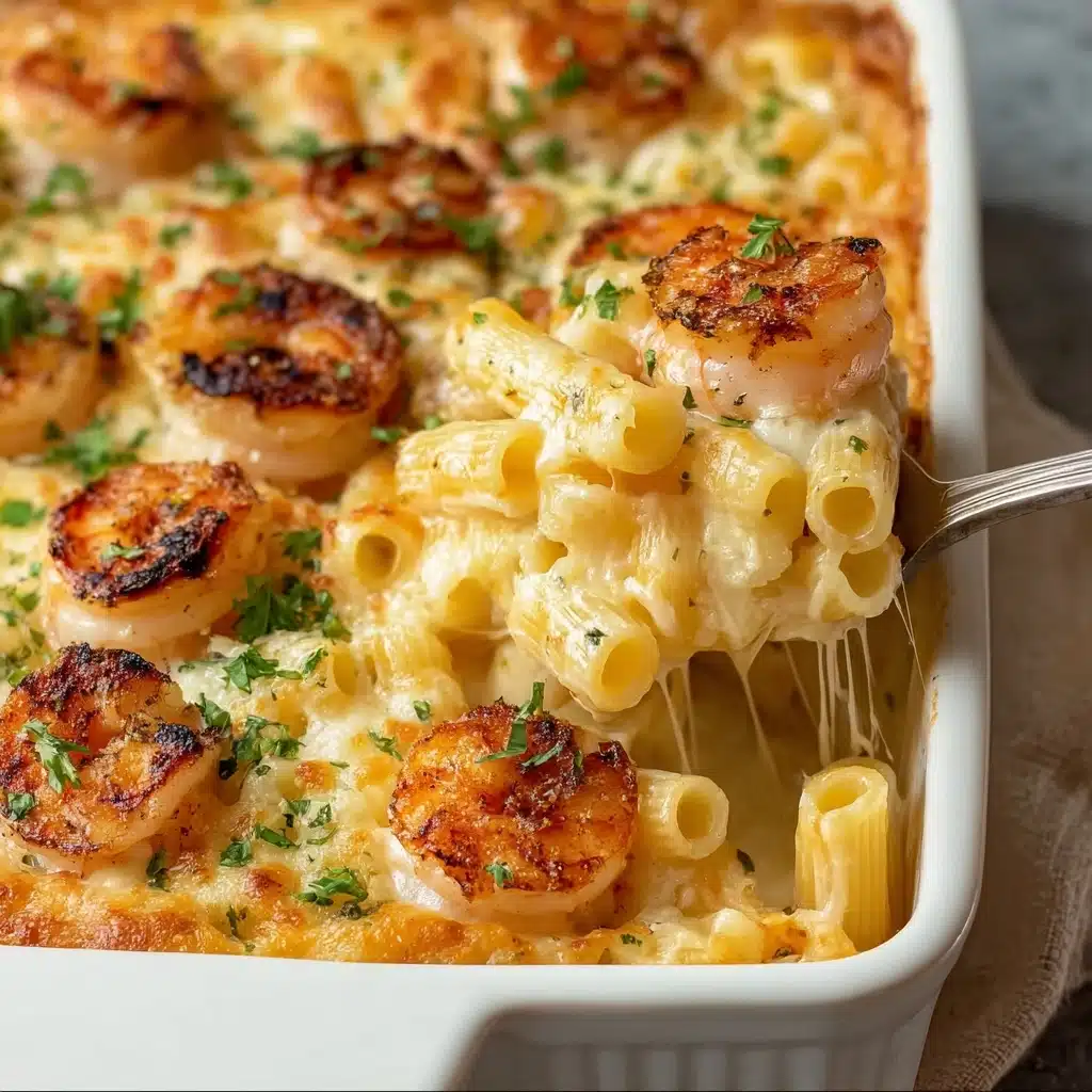 Shrimp Scampi Pasta Bake Cheesy, Garlicky Recipe
