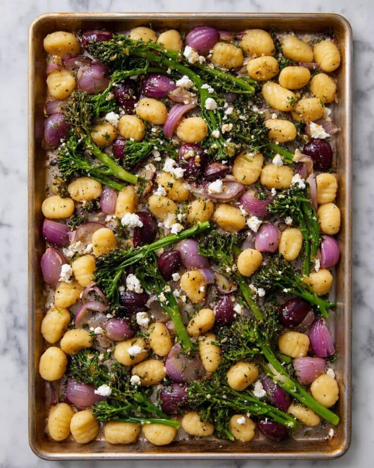Sheet Pan-Roasted California Grapes and Gnocchi Recipe