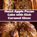 Apple Pecan Cake With Caramel Glaze Recipe