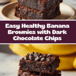 Healthy Banana Brownies Recipe