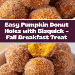 Easy Bisquick Pumpkin Donut Holes Recipe