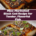 Marinated Black Cod Recipe