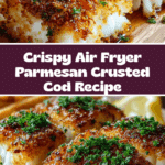 Crispy Air Fryer Parmesan Crusted Cod Recipe