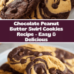 Chocolate Peanut Butter Swirl Cookies Recipe
