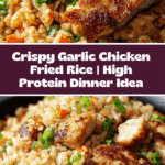 High Protein Crispy Garlic Chicken Fried Recipe