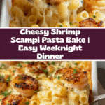 Shrimp Scampi Pasta Bake Cheesy, Garlicky Recipe