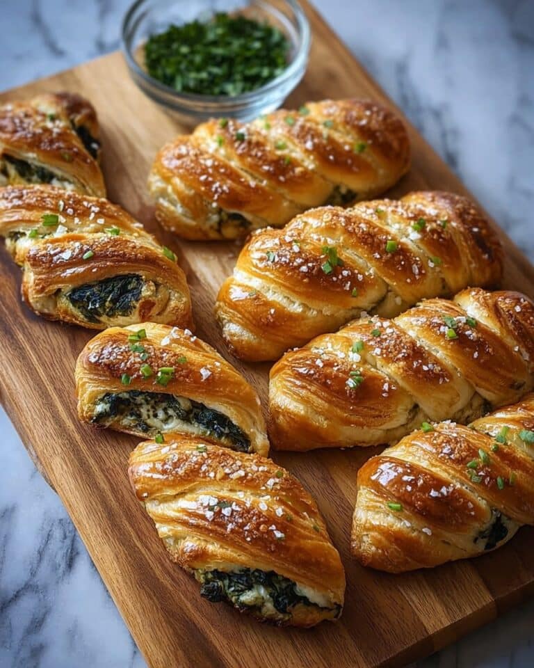 Spinach and Feta Puff Pastry Twists Recipe