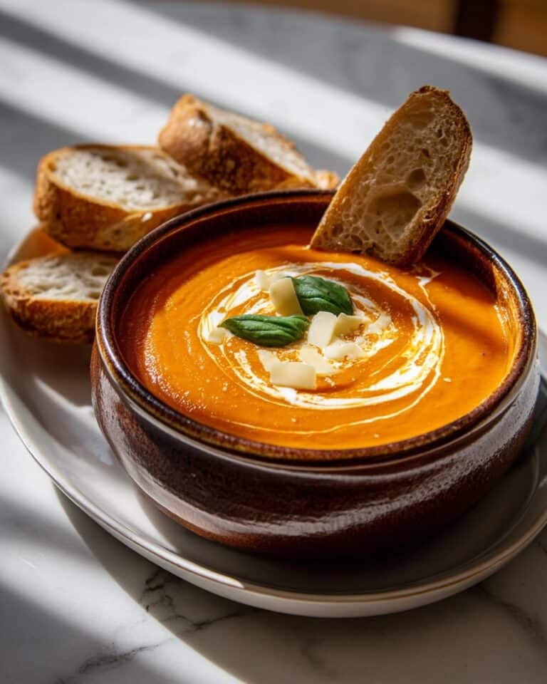 Secret To AMAZING Roasted Red Pepper Gouda Soup Recipe