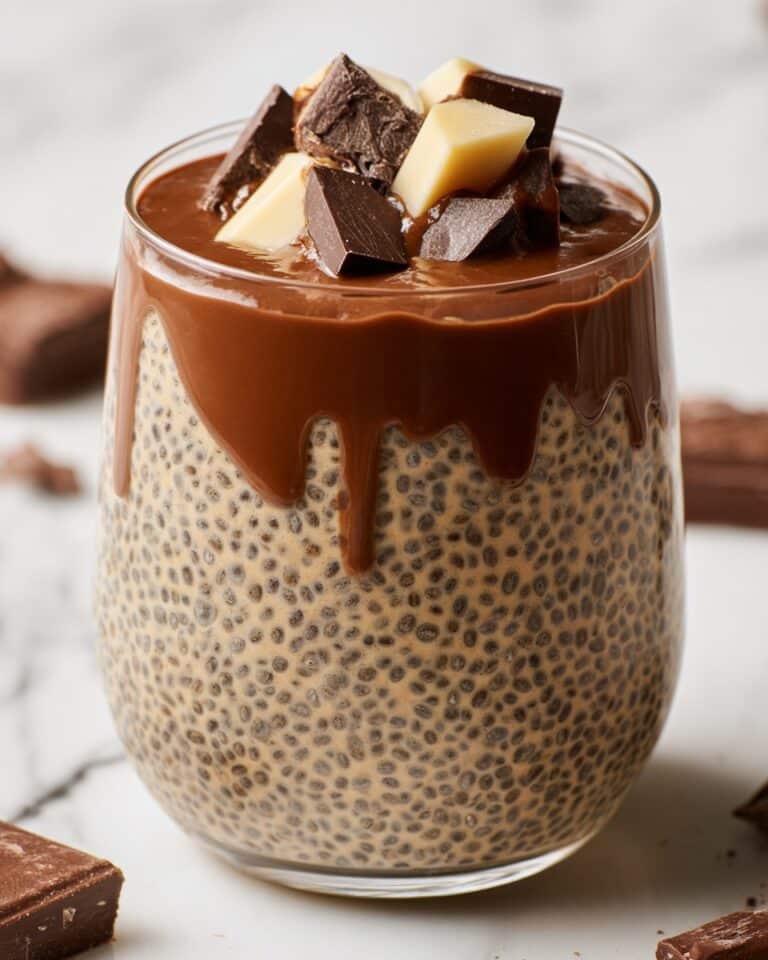 High-Protein Chocolate Peanut Butter Chia Seed Pudding That Will Transform Your Mornings! Recipe