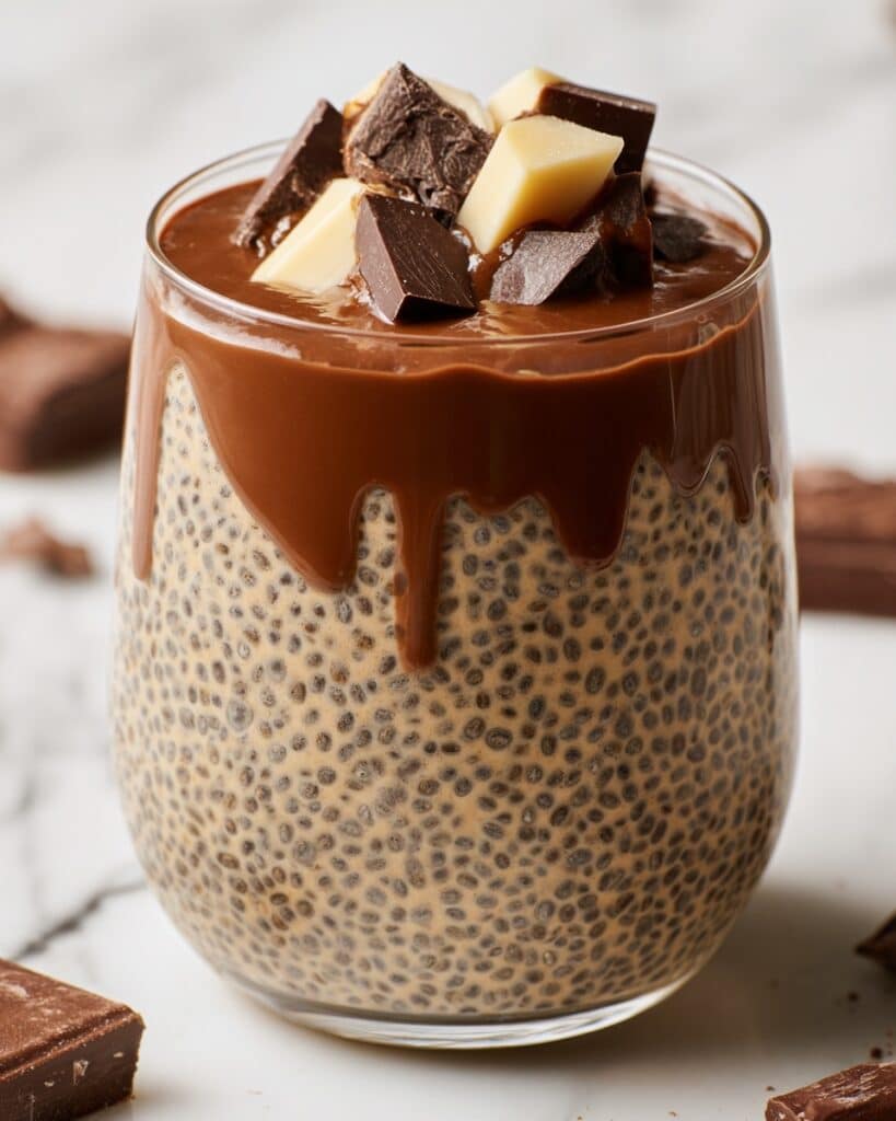 High-Protein Chocolate Peanut Butter Chia Seed Pudding That Will Transform Your Mornings! Recipe