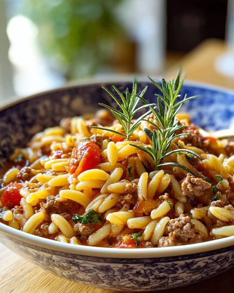 Irresistible Ground Beef Orzo Recipe for Cozy Nights Recipe