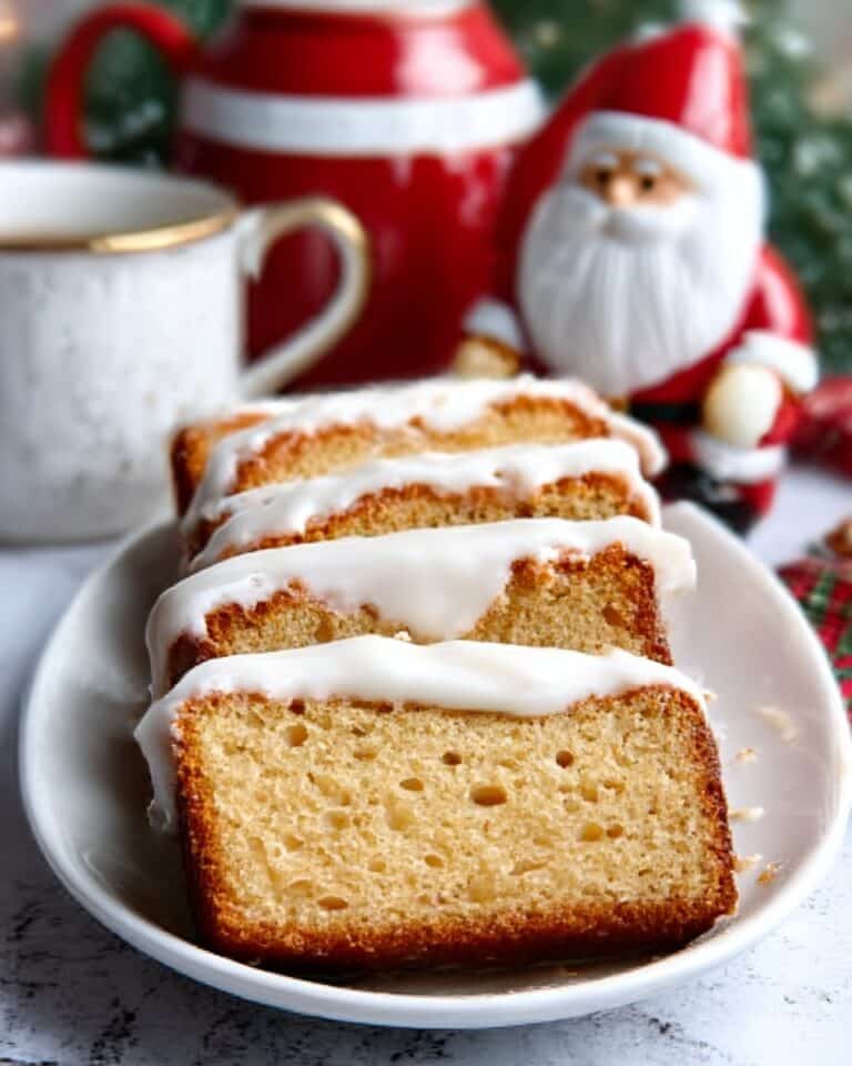 Christmas Glazed Eggnog Bread Recipe