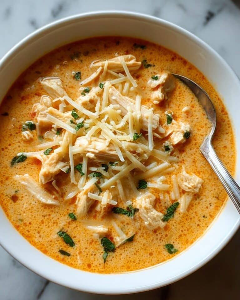 Crock Pot Creamy Chicken Parmesan Soup Recipe