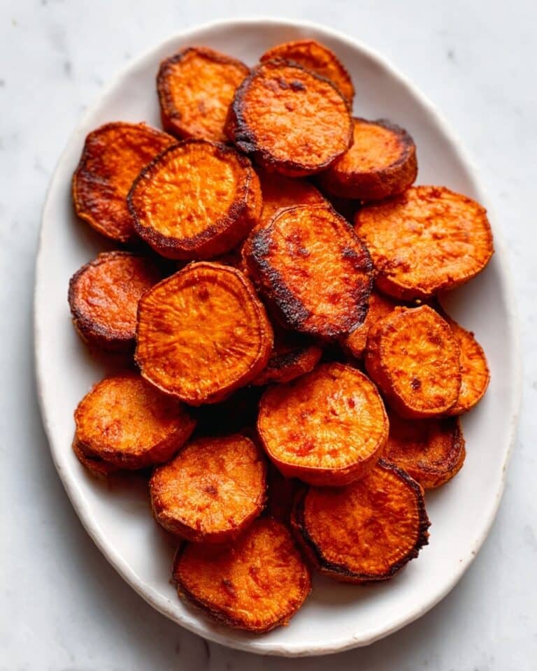 Roasted Sweet Potato Rounds with Honey & Feta Recipe