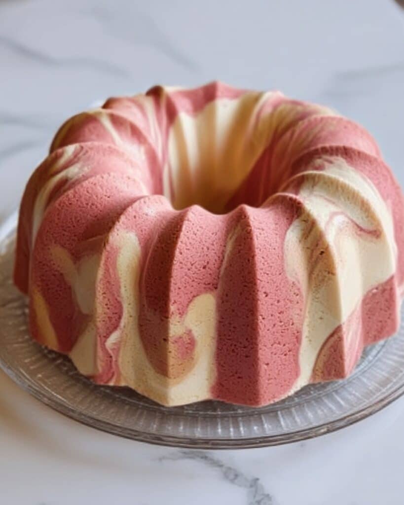 Strawberry Milkshake Pound Cake Recipe